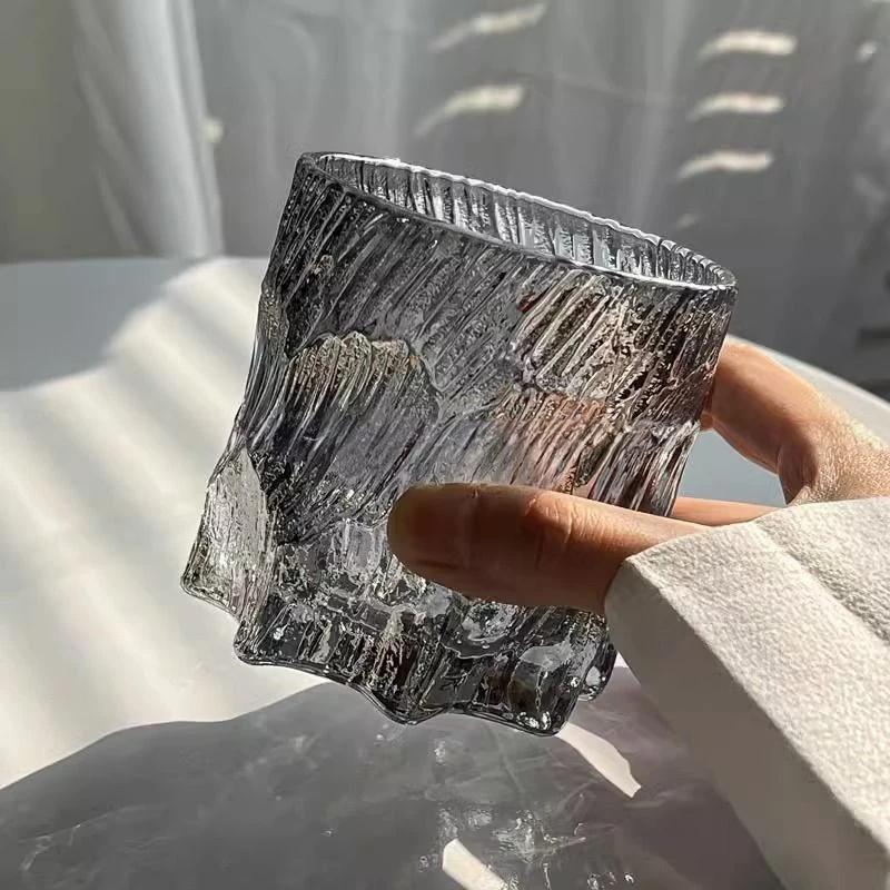 Aesthetic Textured "Iceberg" Glassware - Set of 6