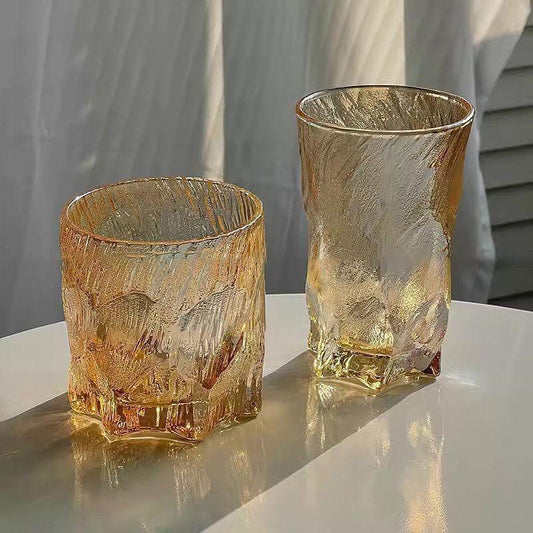 Aesthetic Textured "Iceberg" Glassware - Set of 6
