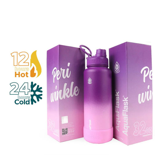 32 oz AquaFlask water bottle in the Peri winkle (Periwinkle) color